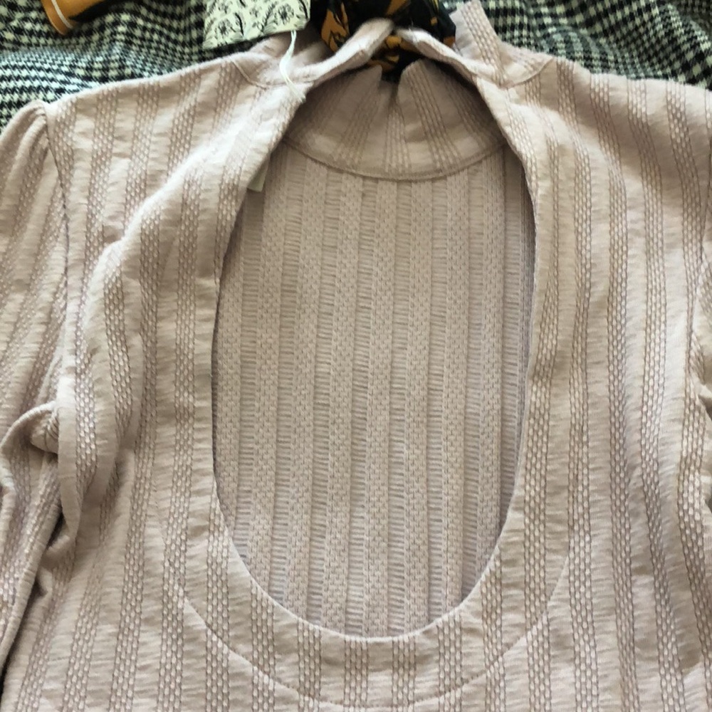 Free People Party In The Back Lilac Top - Picture 8 of 8